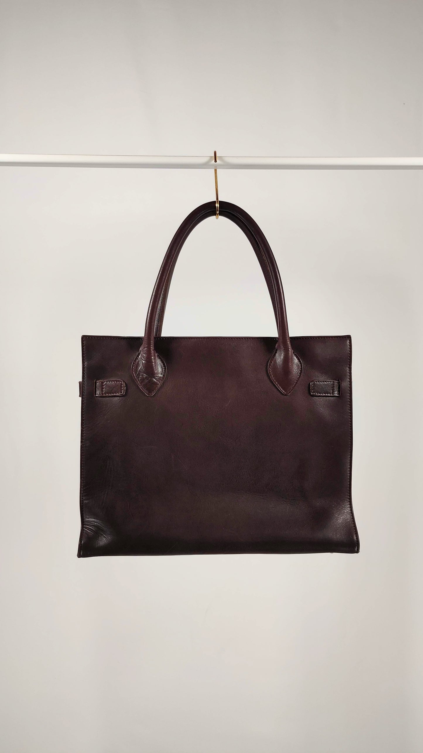 Bolso shopper marrón chocolate