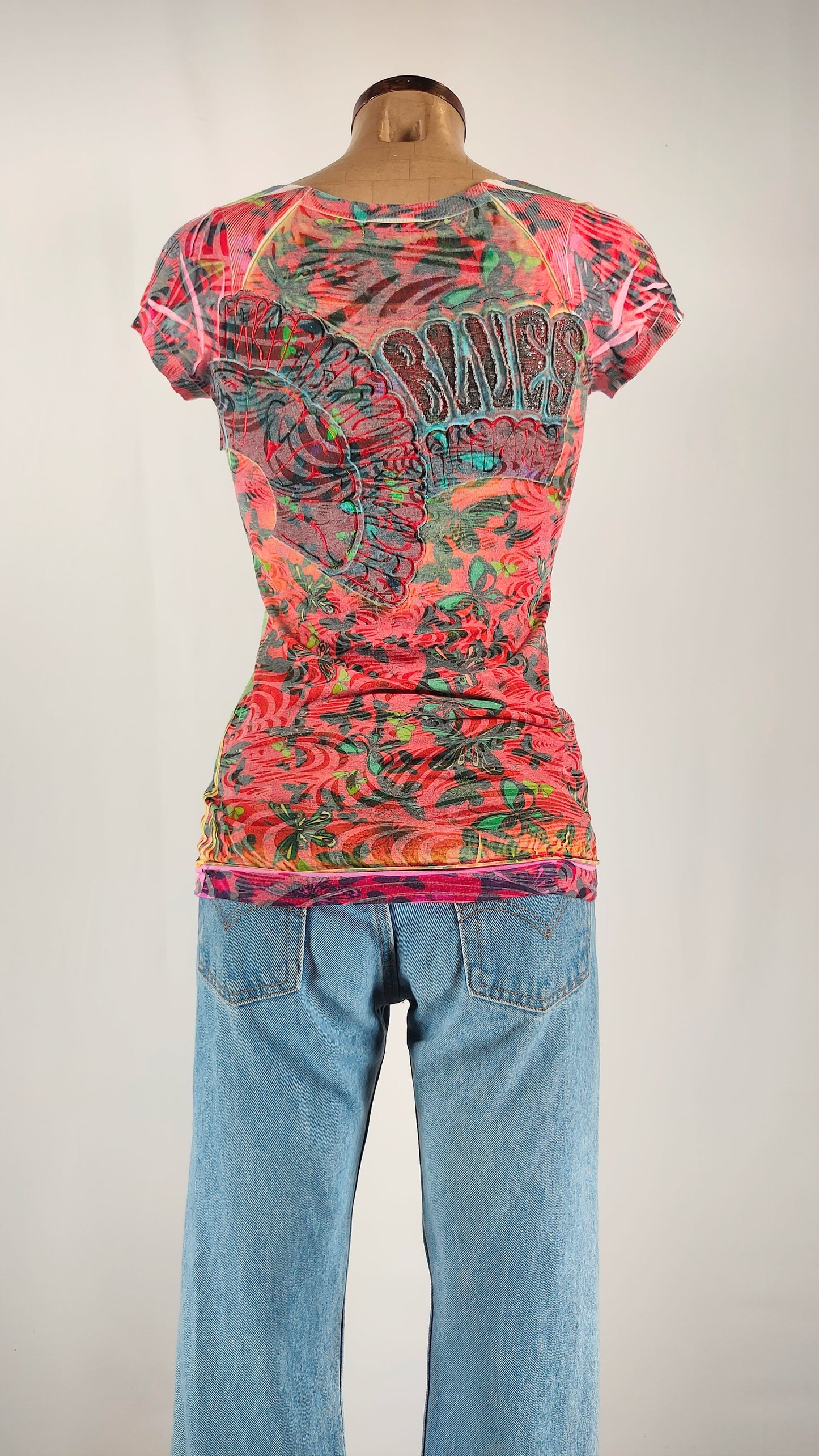 Camiseta Custo con cuello de pico