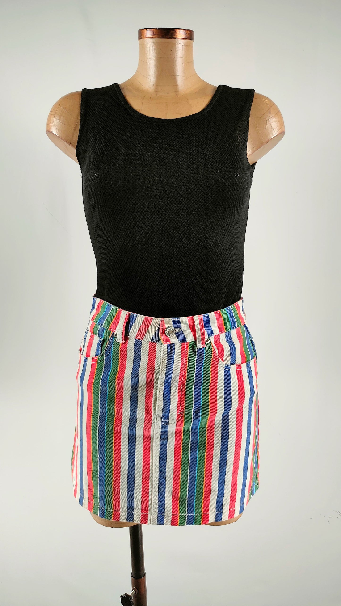 Falda rayas verticales Forever 21