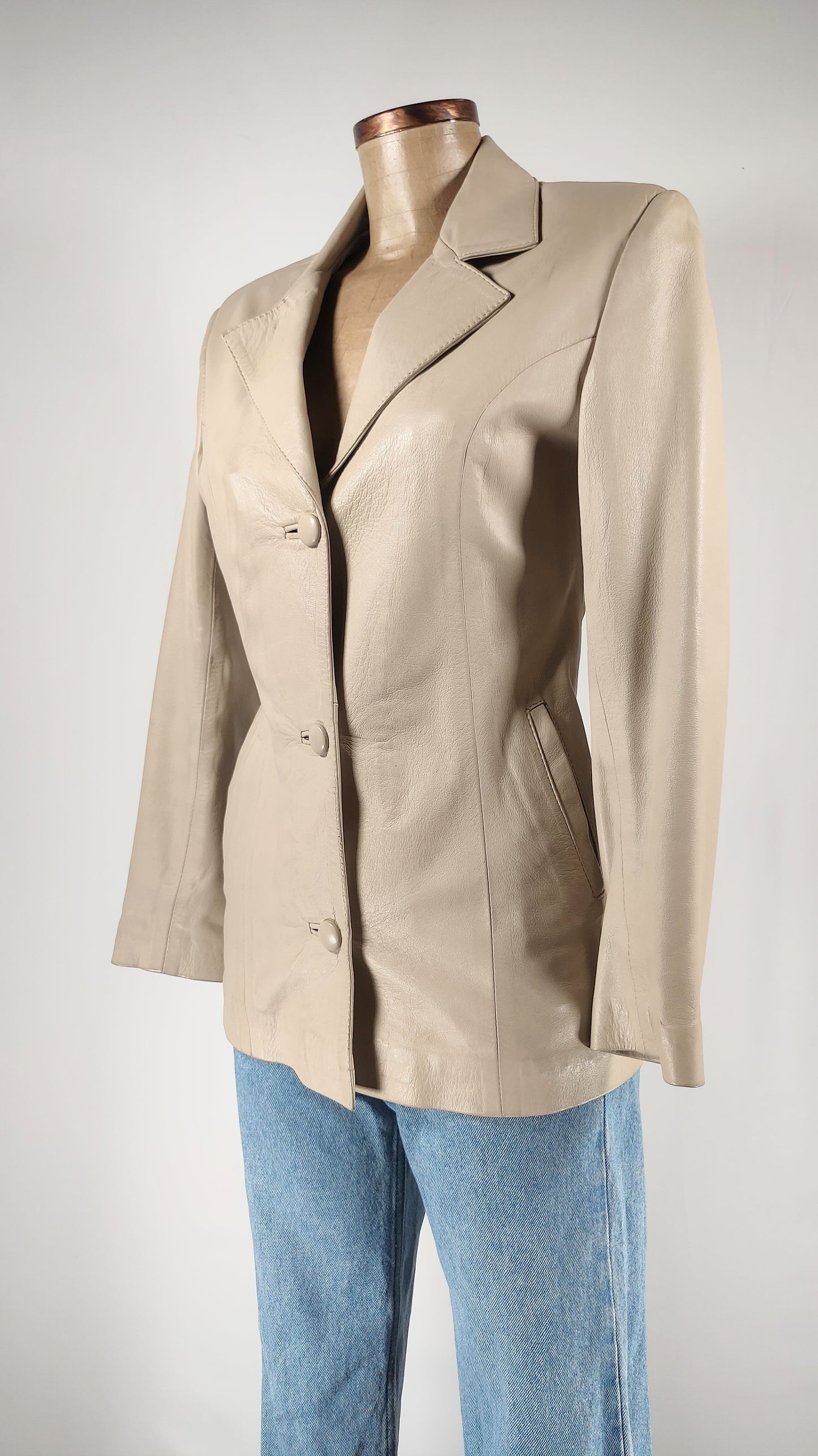 Chaqueta de piel vintage