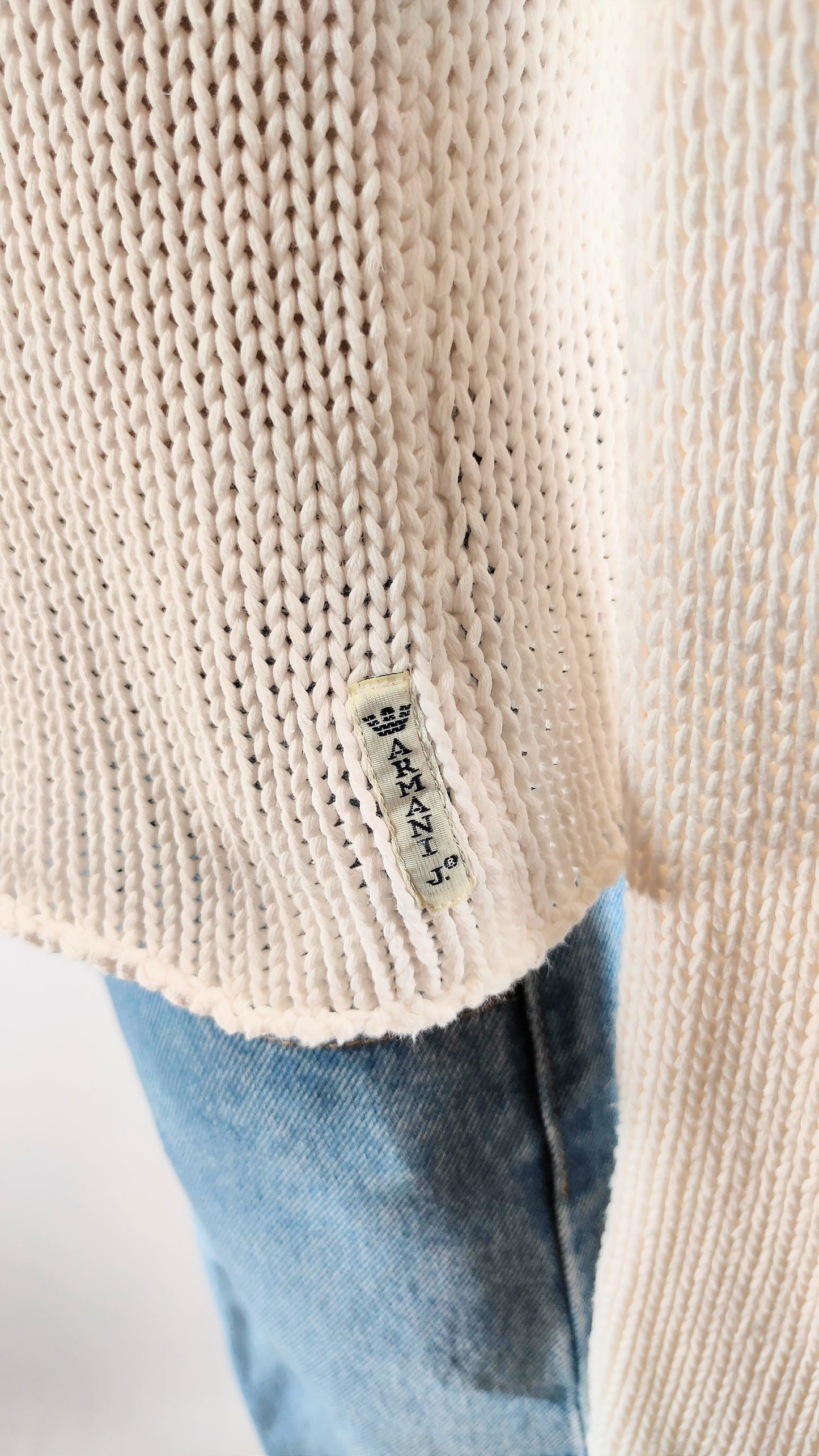 Jersey Armani jeans blanco