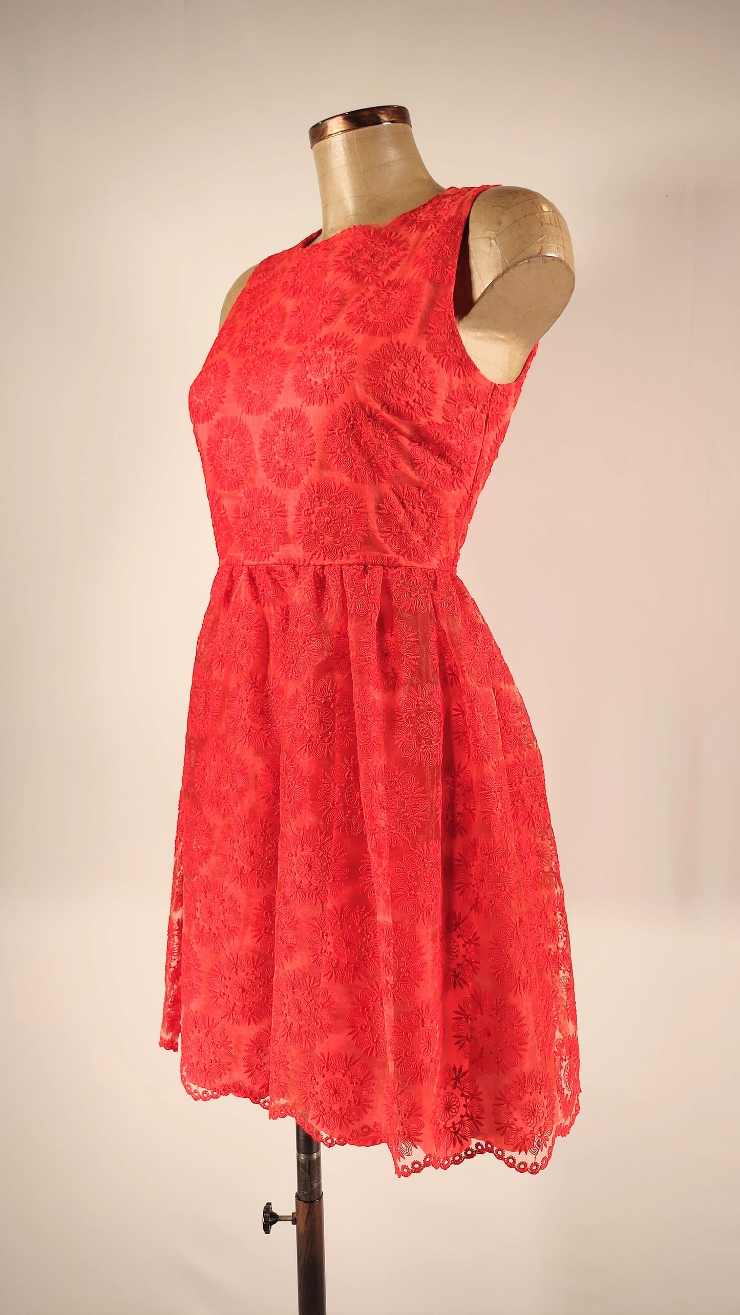 Vestido con forro de viscosa