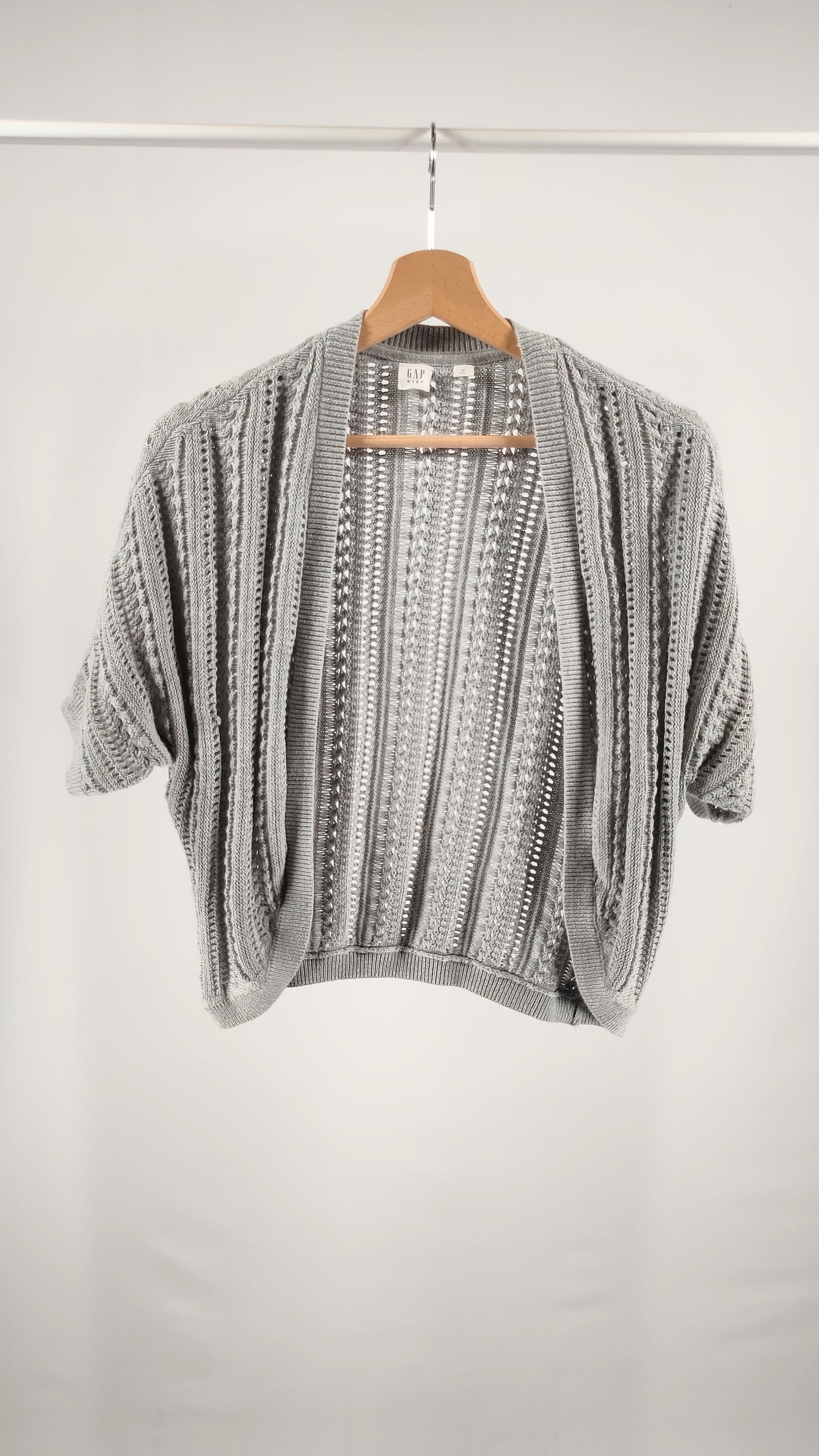 Chaqueta abierta gris