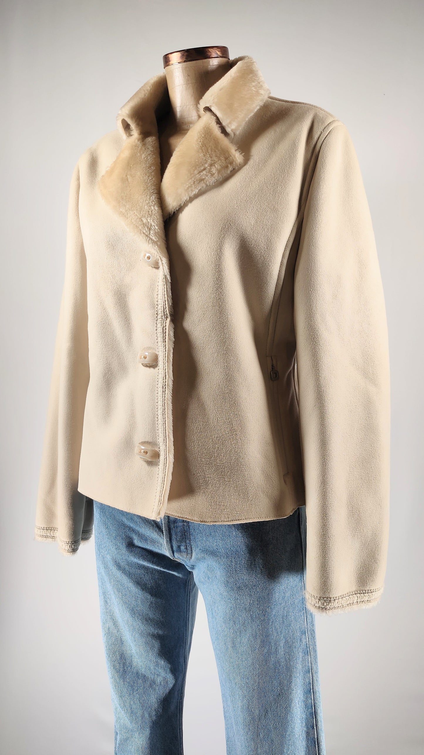 Chaqueta forrada de pelo