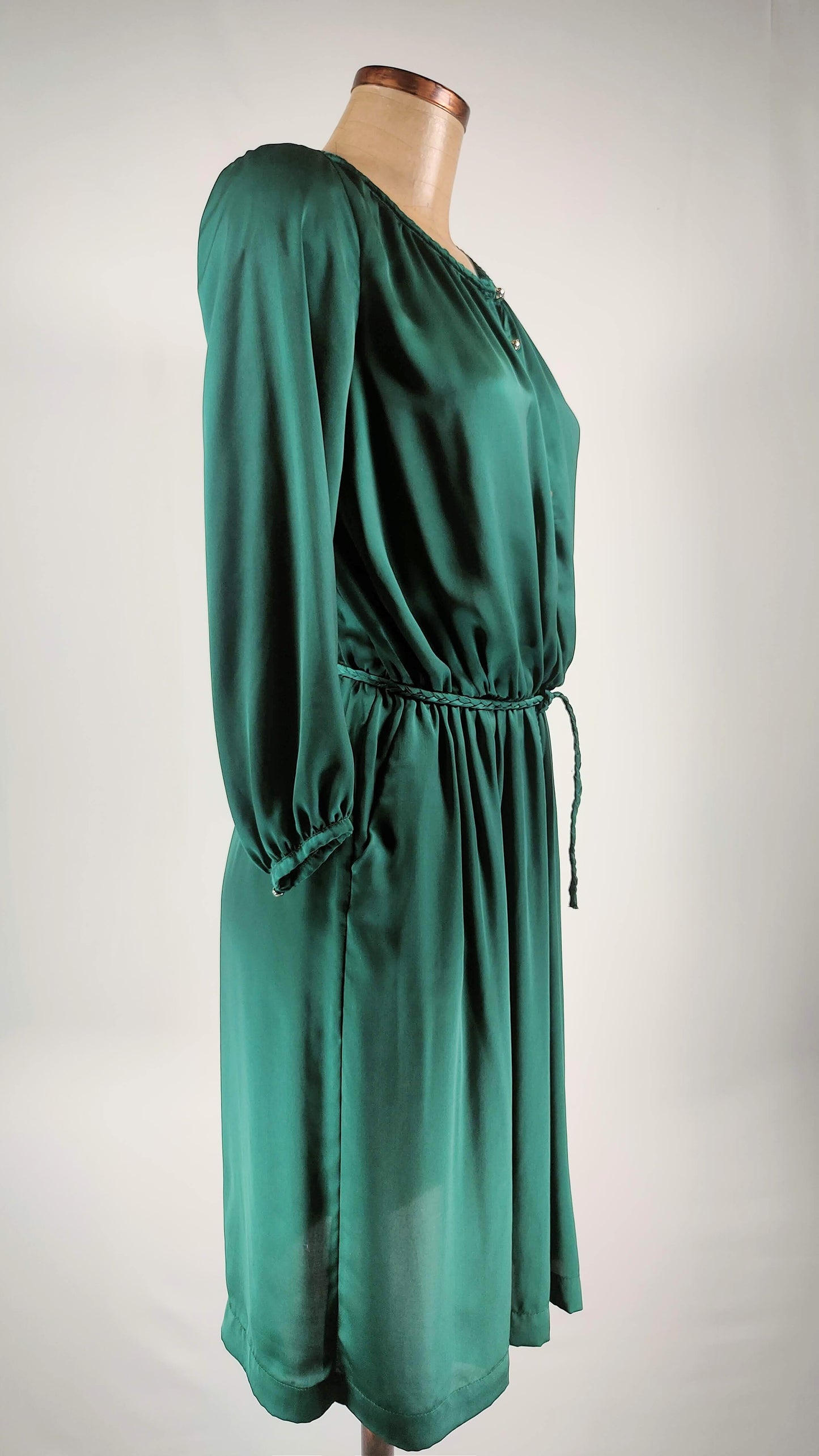 Vestido efecto satén