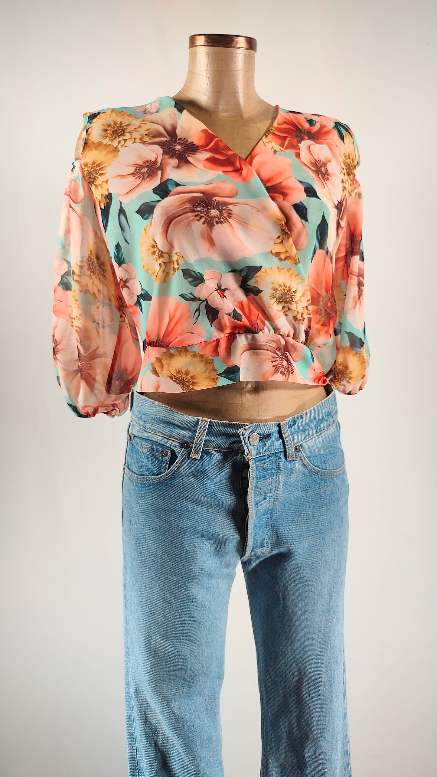 Blusa Rinascimiento estampado floral