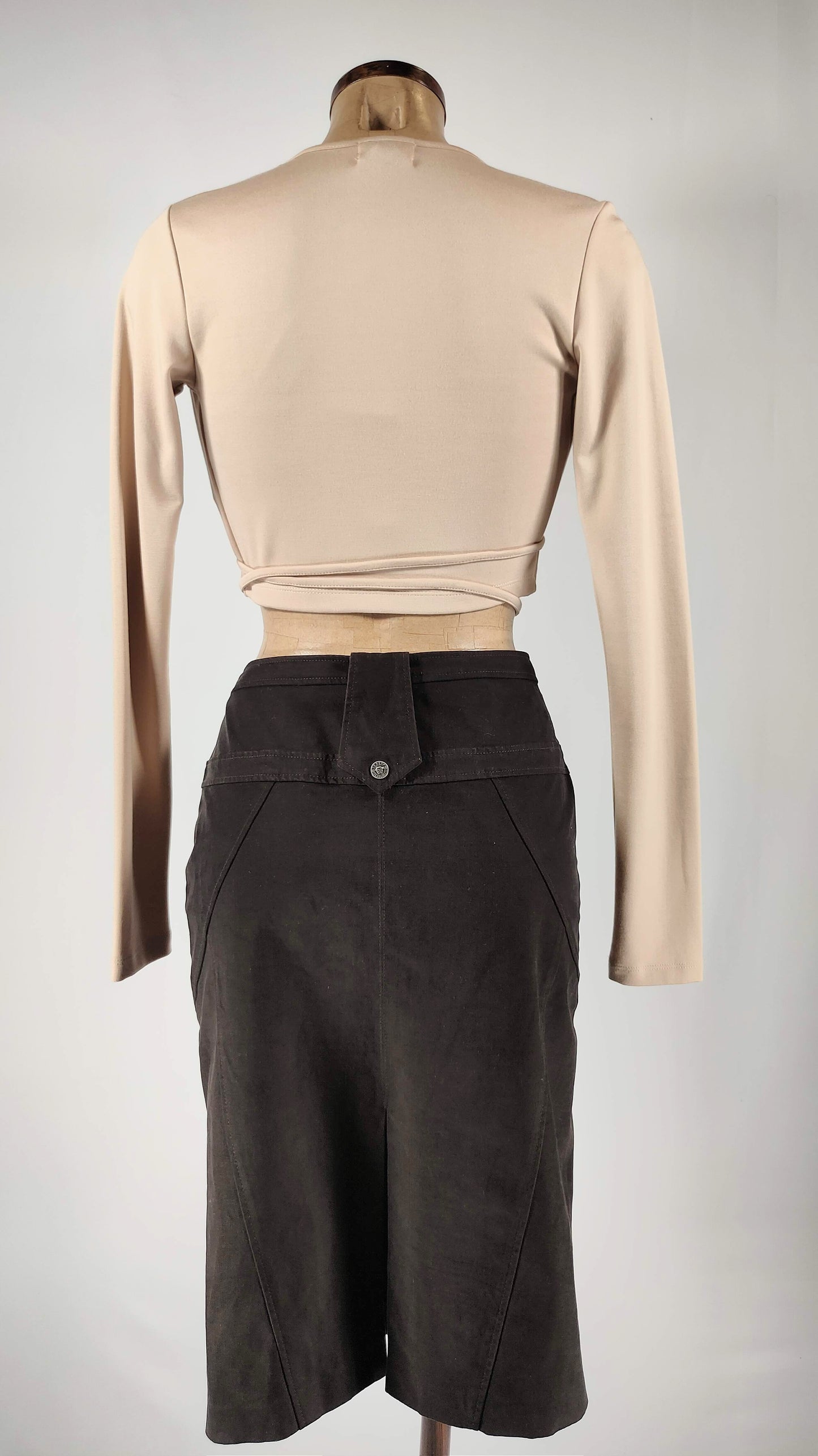 Falda Versace Jeans aterciopelada