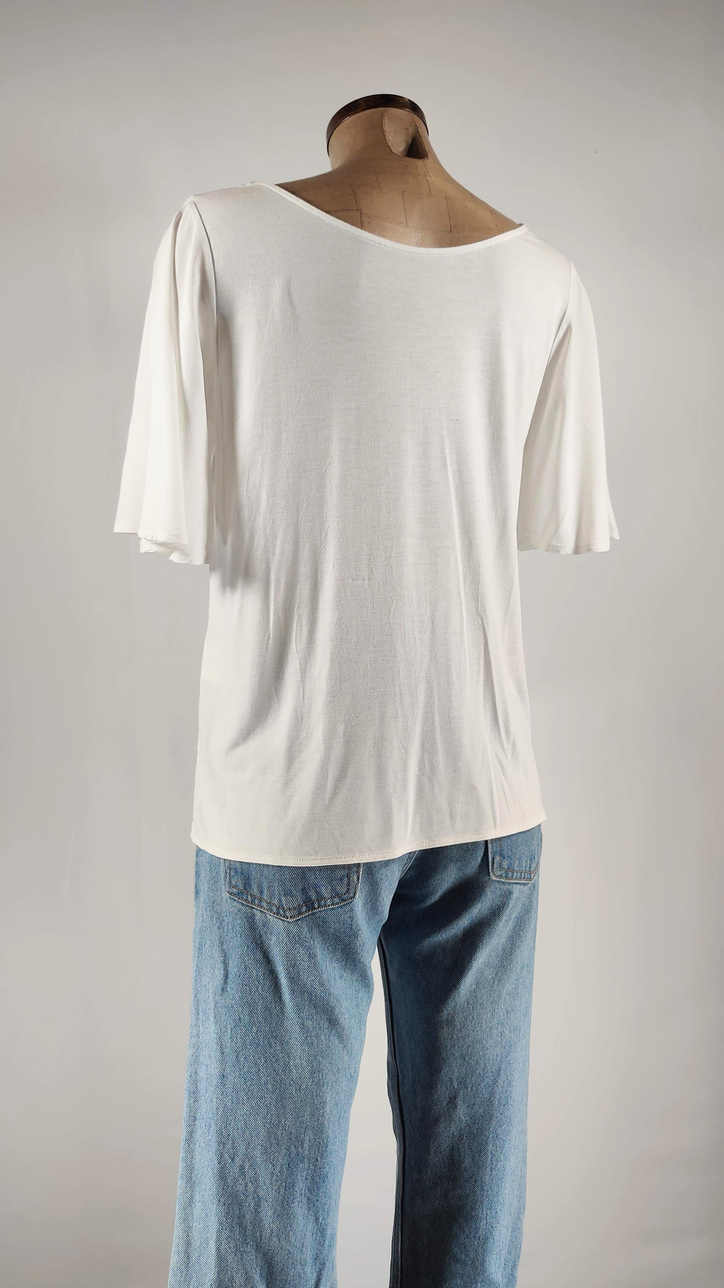 Blusa holgada con manga de mariposa