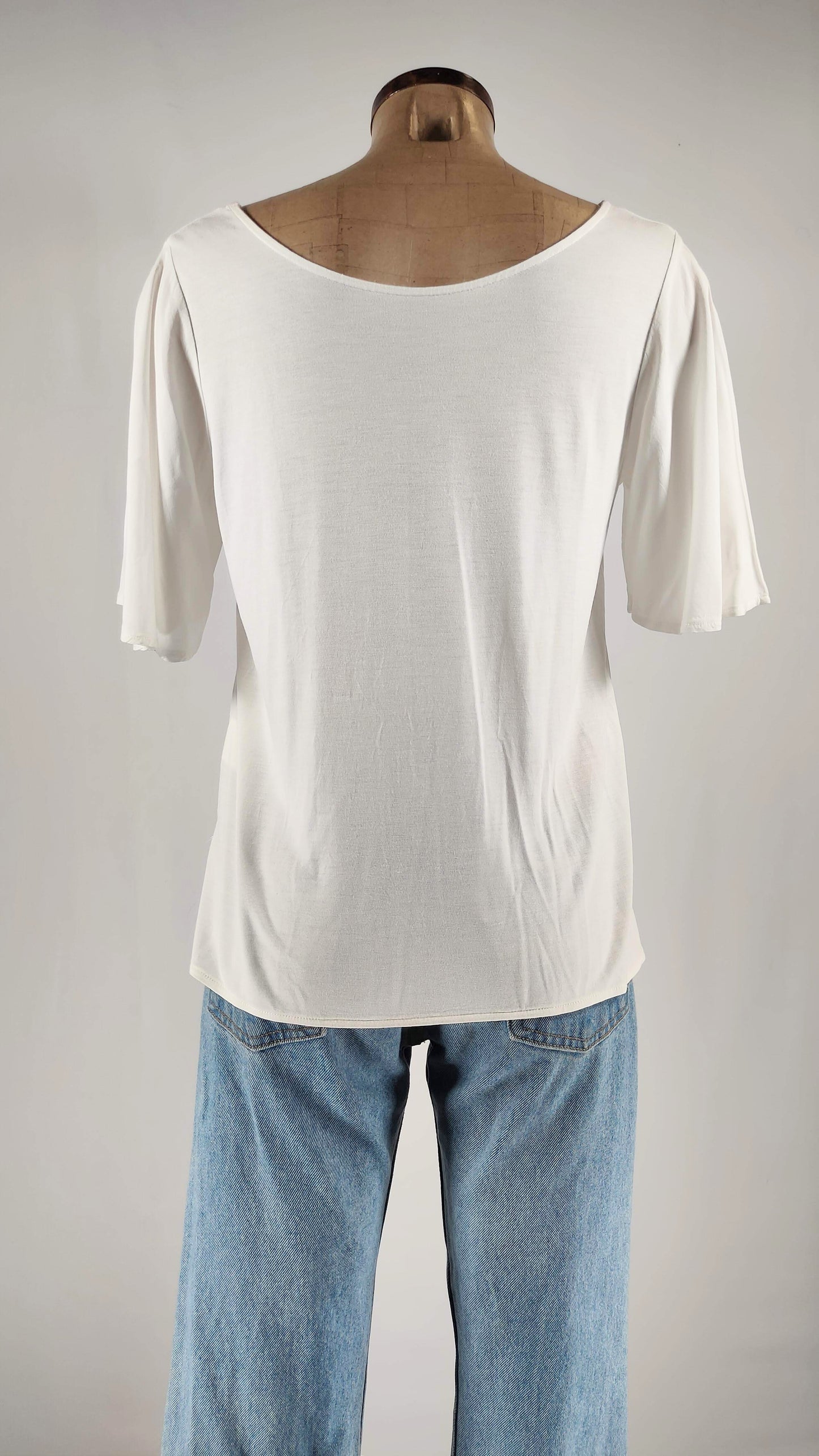 Blusa holgada con manga de mariposa