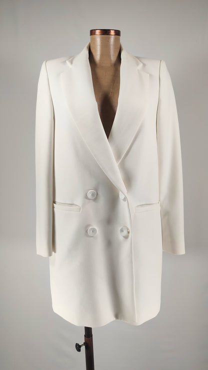 Blazer blanco con bolsillo