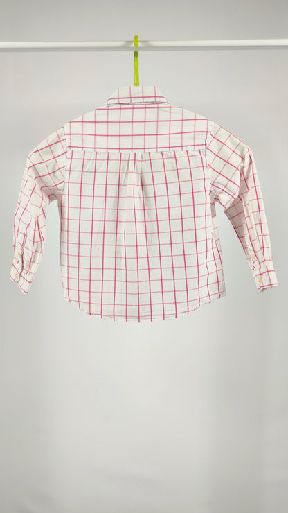 Camisa líneas en rosa