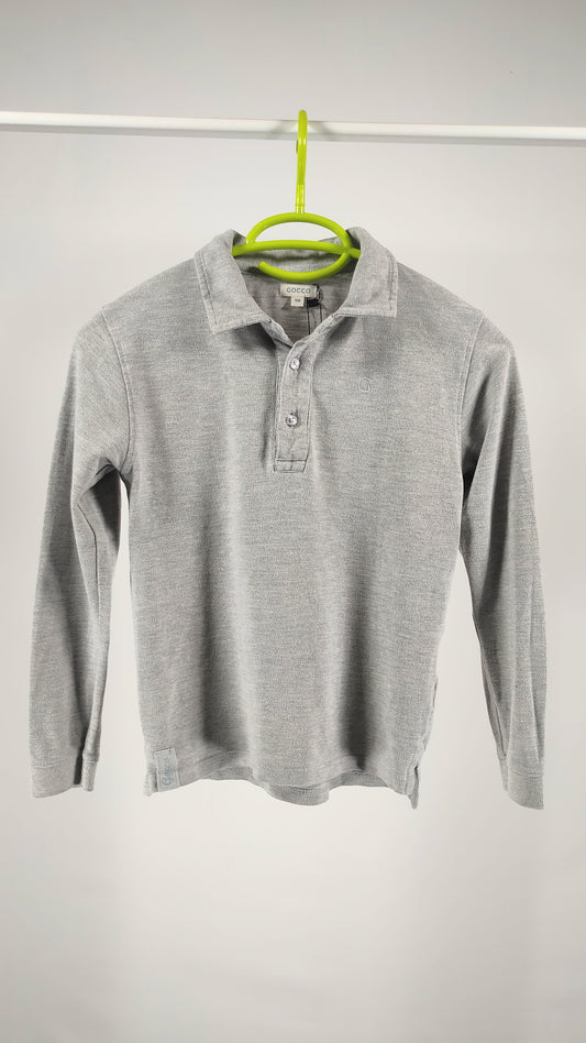 Polo de manga larga Gris