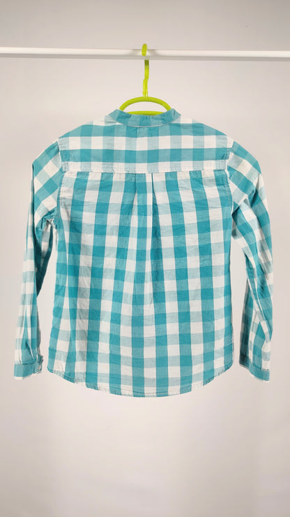 Camisa de cuadros verde