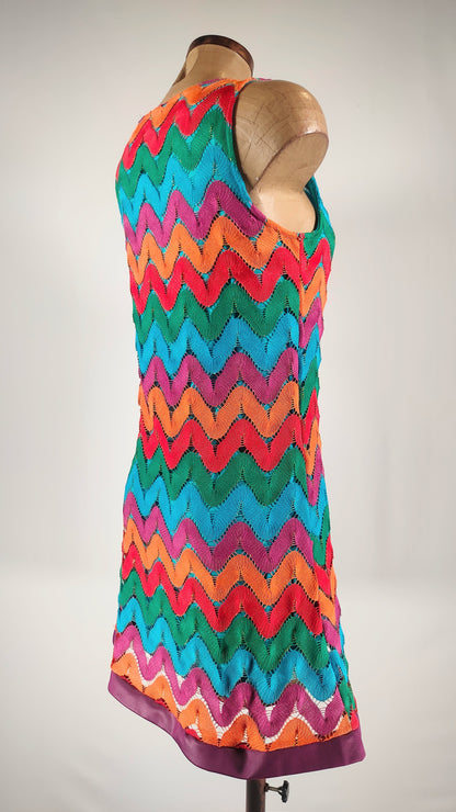 Vestido 60's multicolor