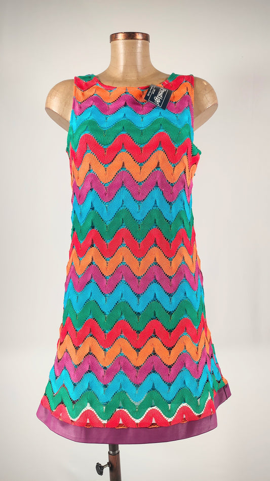 Vestido 60's multicolor