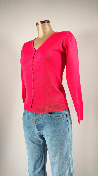 Chaqueta- jersey coral