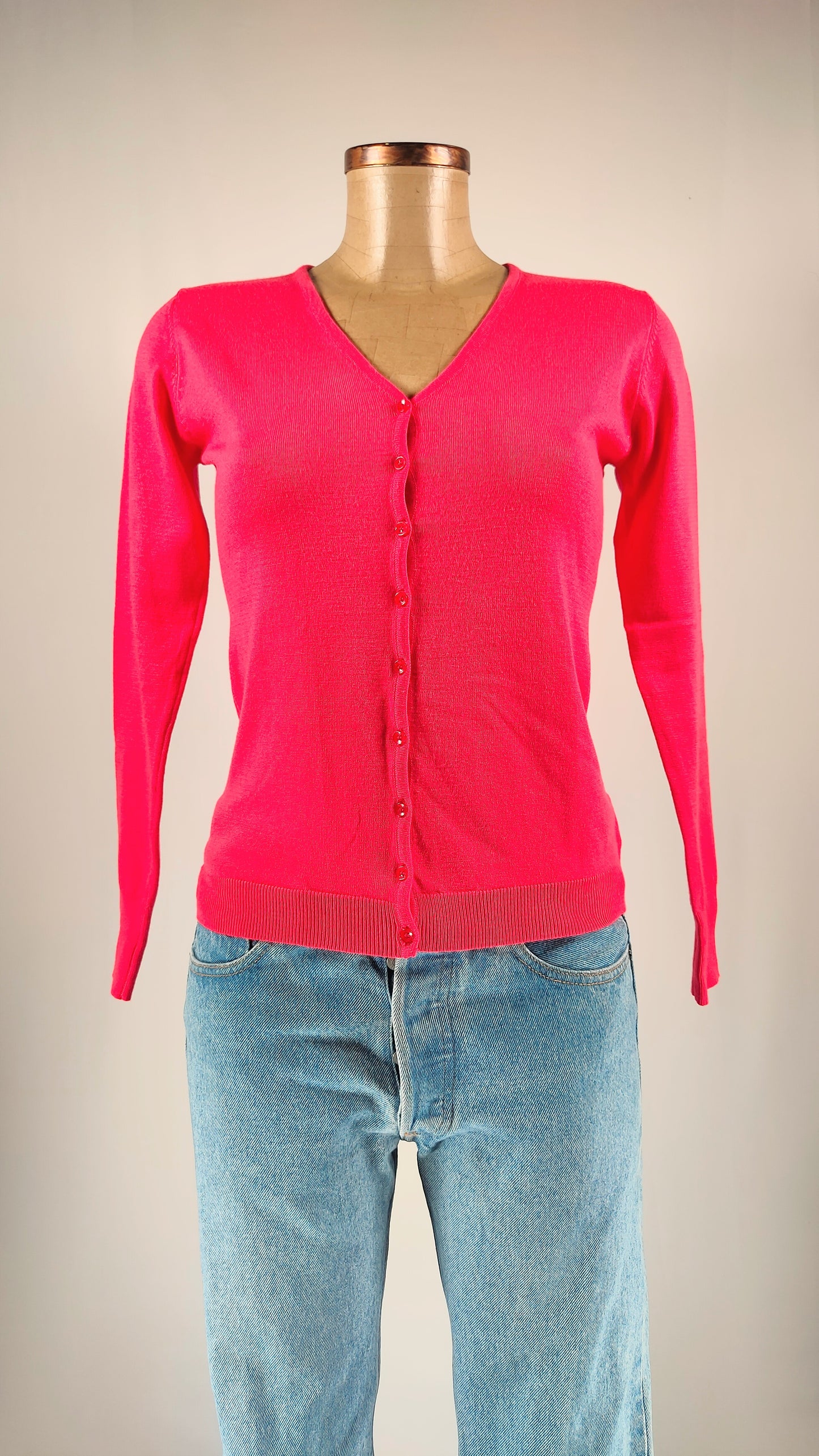 Chaqueta- jersey coral