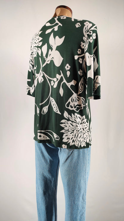 Camiseta Hawaiana verde