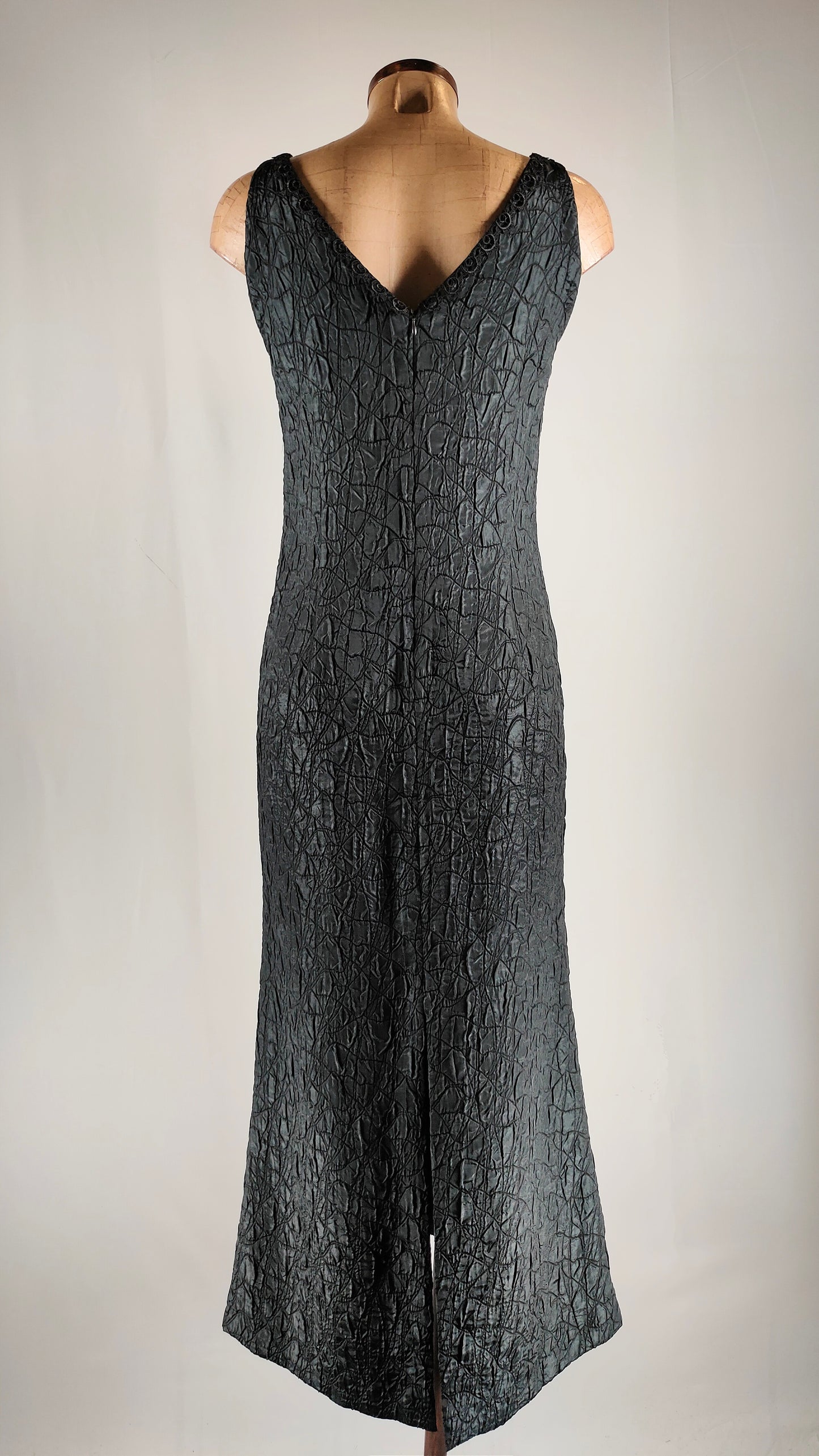 Vestido negro vintage Rogero