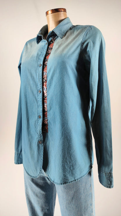 Camisa Maison Scotch con apliques