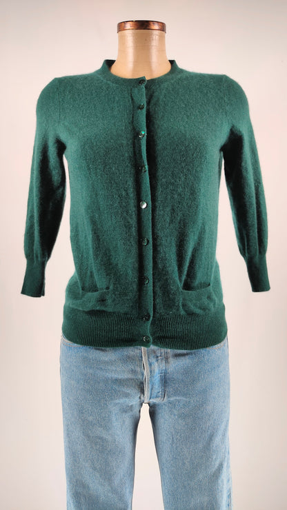 Chaqueta de Cashmere verde