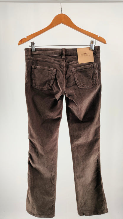 Pantalones de pana marrones Thomas Burberry