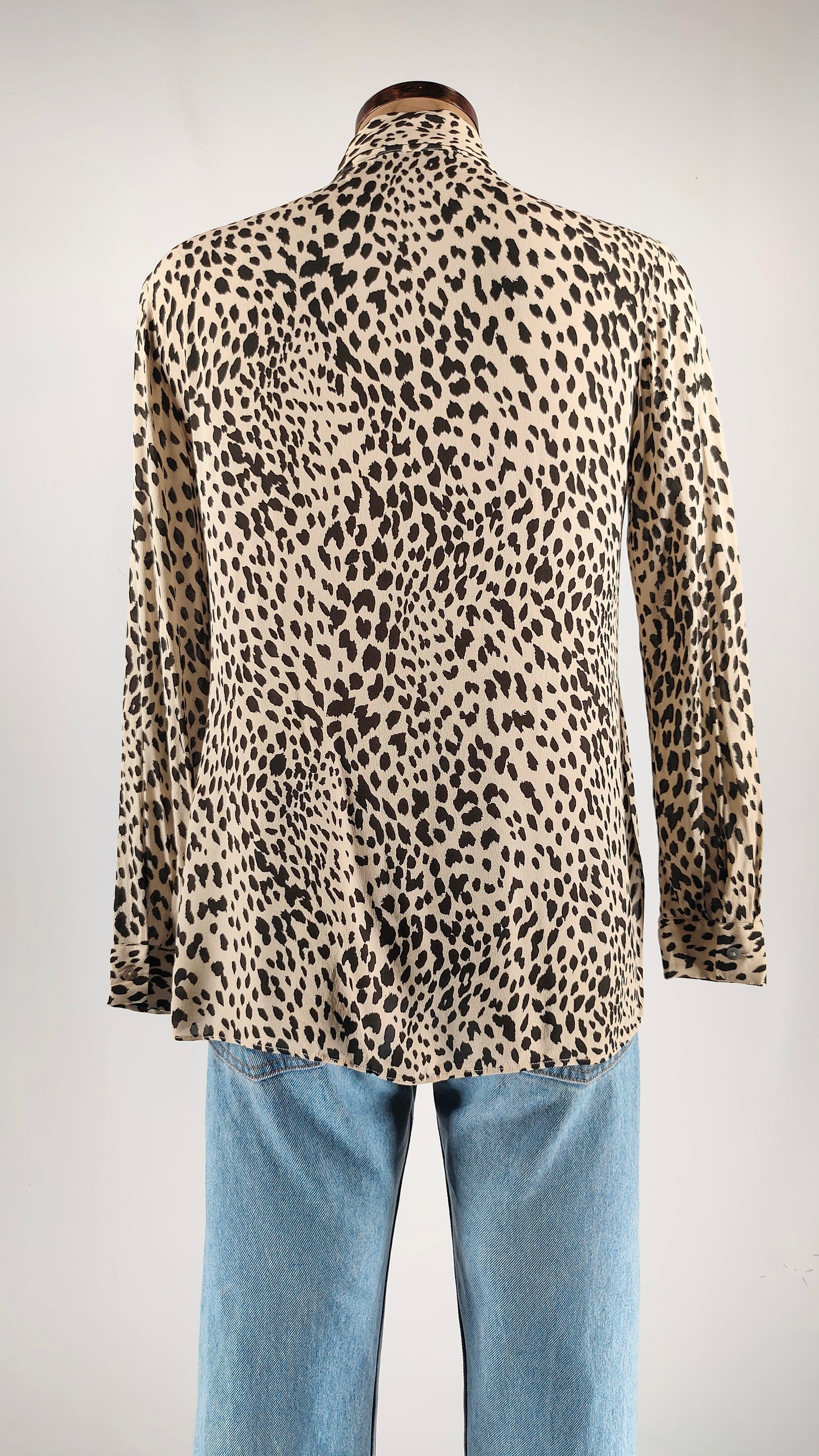 Camisa estampado leopardo Massimo Dutti