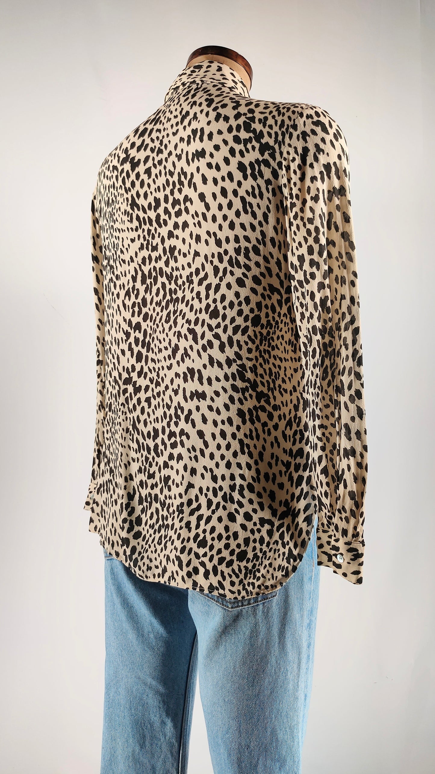 Camisa estampado leopardo Massimo Dutti