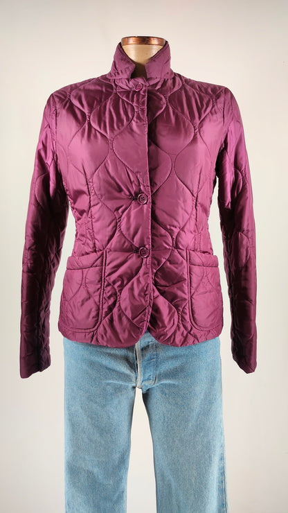 Chaqueta acolchada morada Aspesi