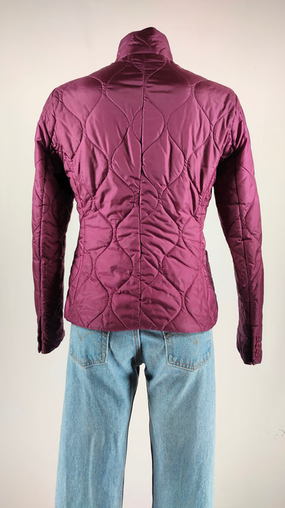 Chaqueta acolchada morada Aspesi