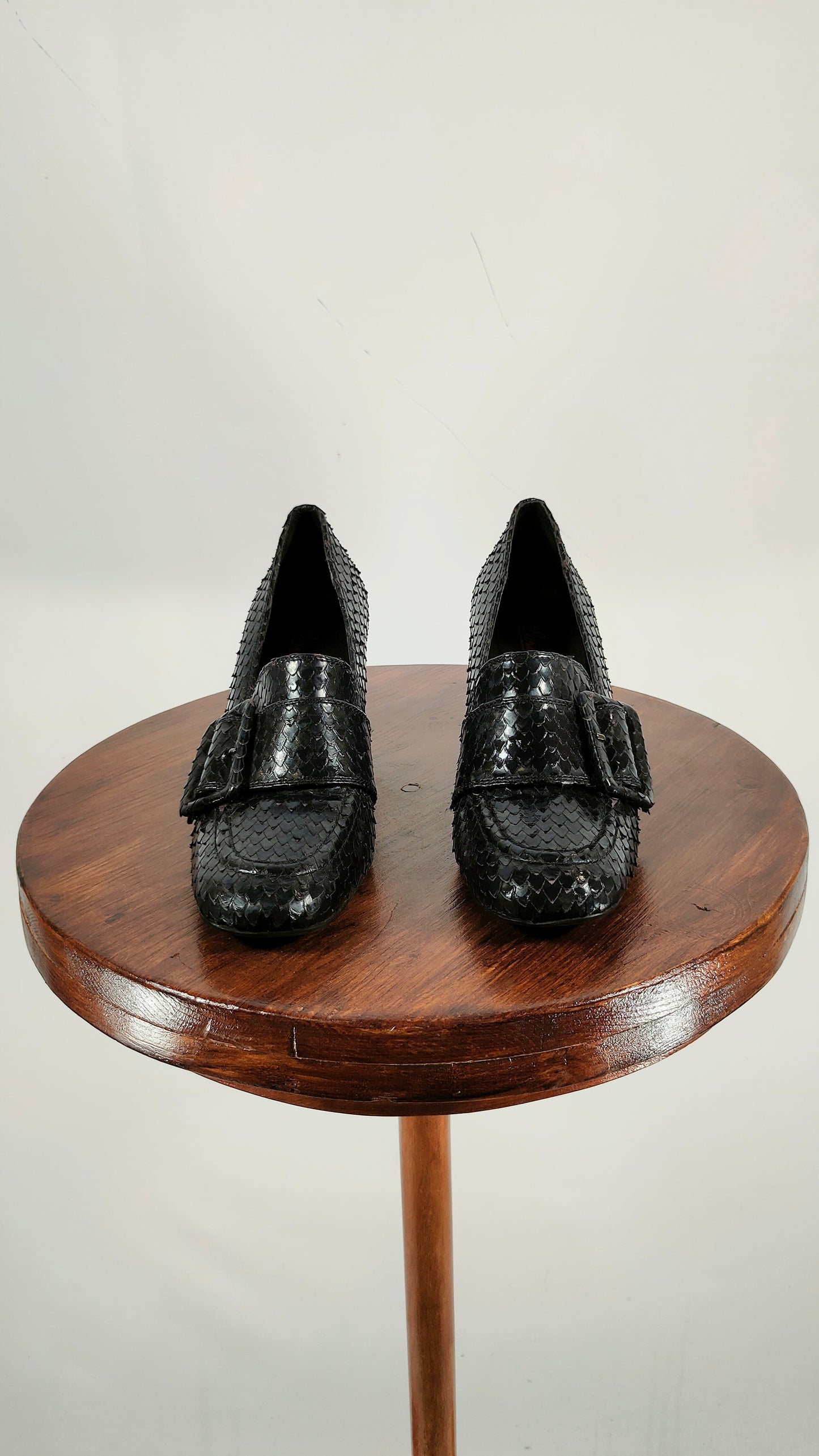 Zapatos de piel Lurueña azul navy