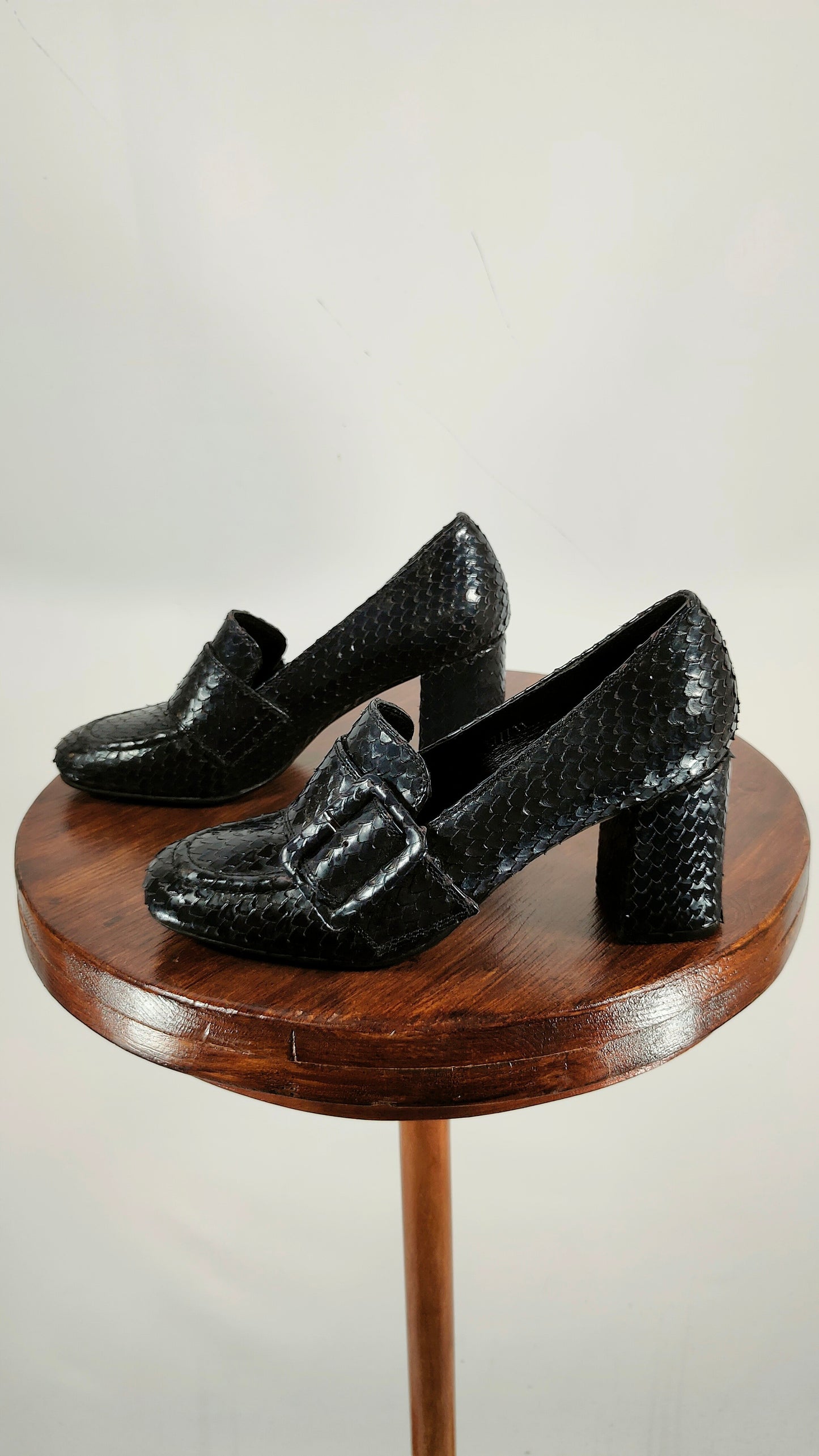 Zapatos de piel Lurueña azul navy