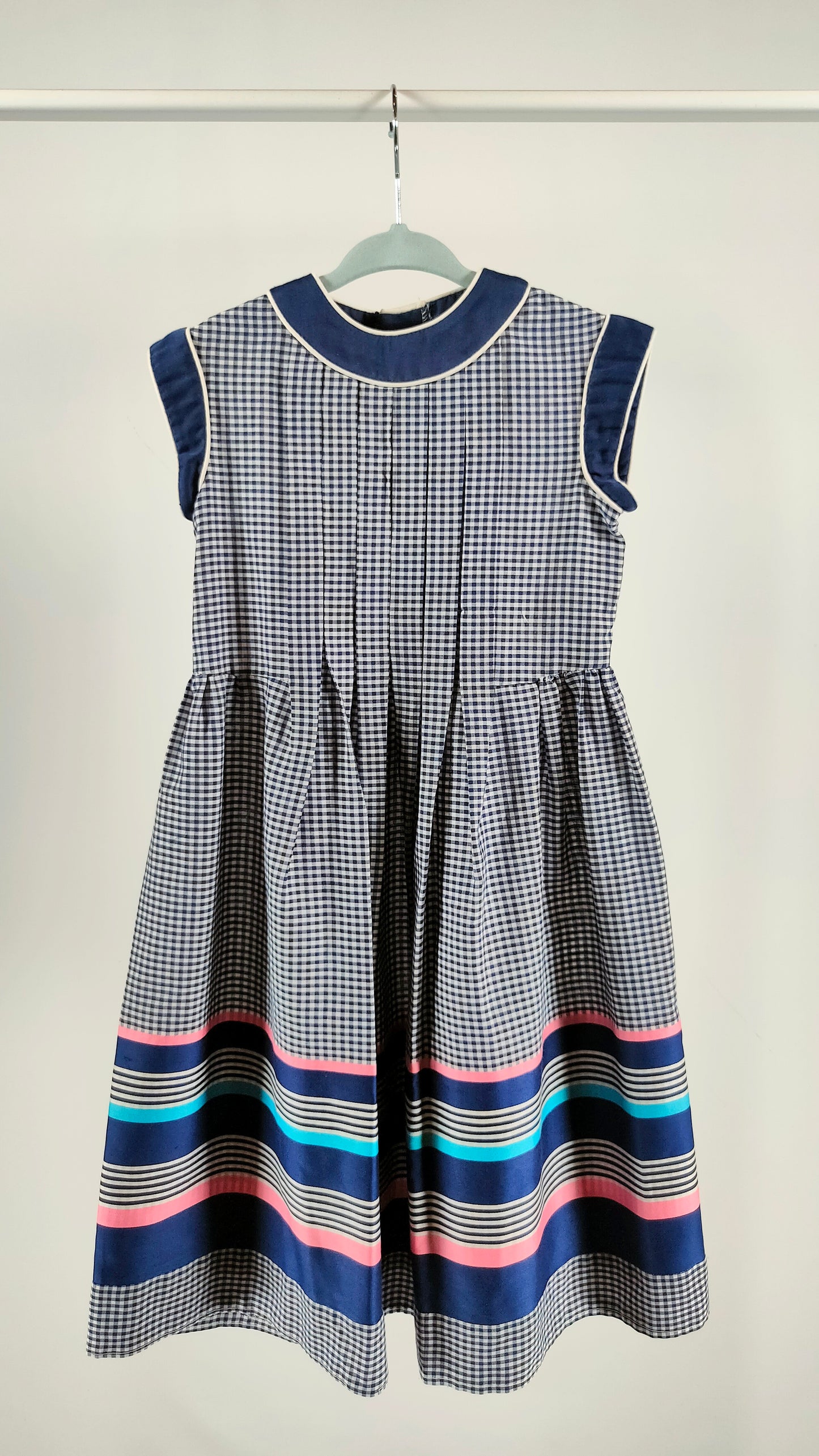 Vestido niña de cuadros
