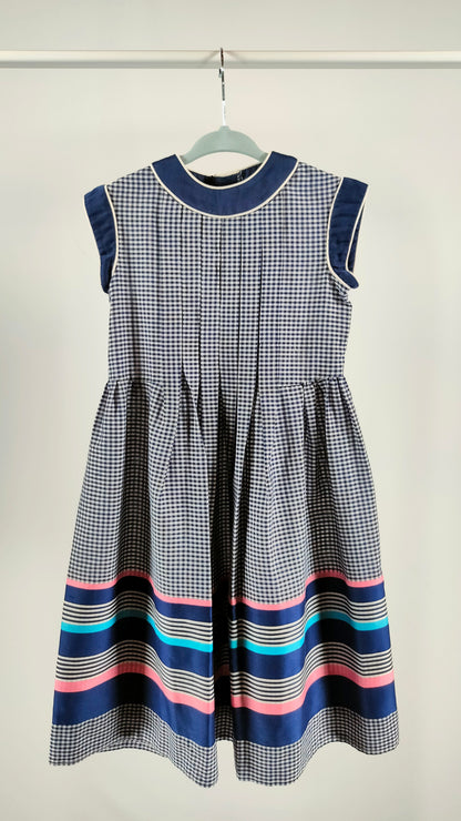 Vestido niña de cuadros