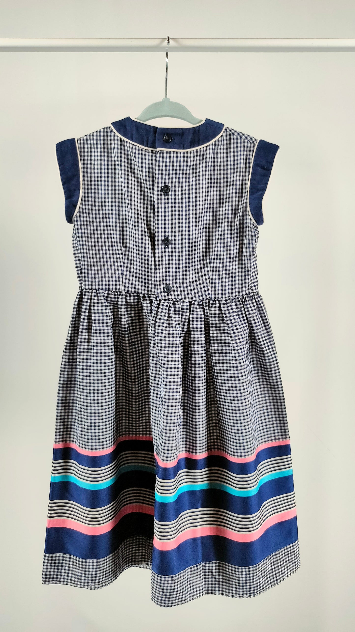 Vestido niña de cuadros