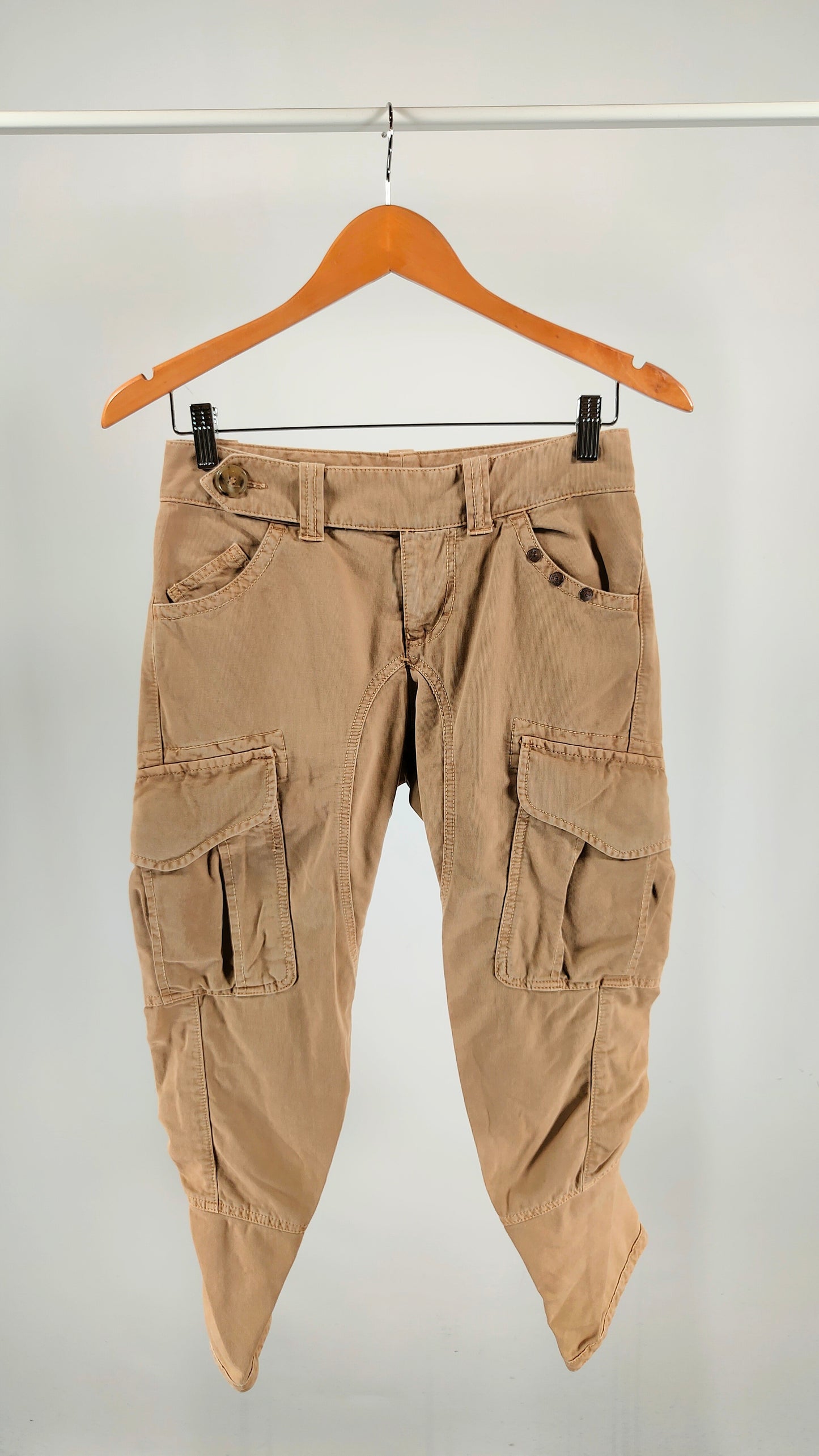 Pantalones Gas camel tobilleros