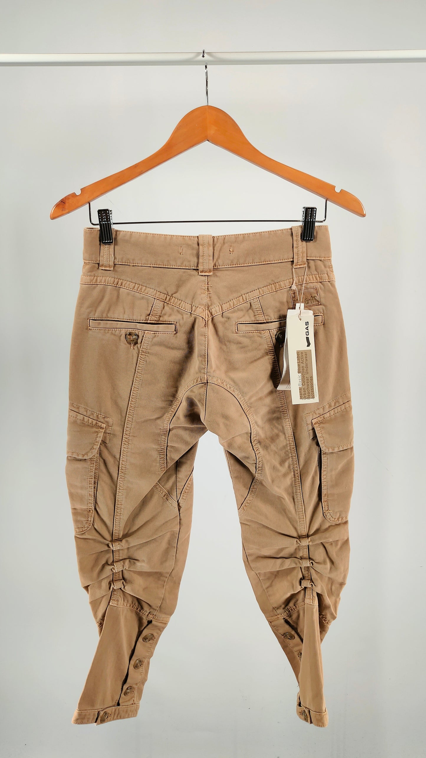 Pantalones Gas camel tobilleros