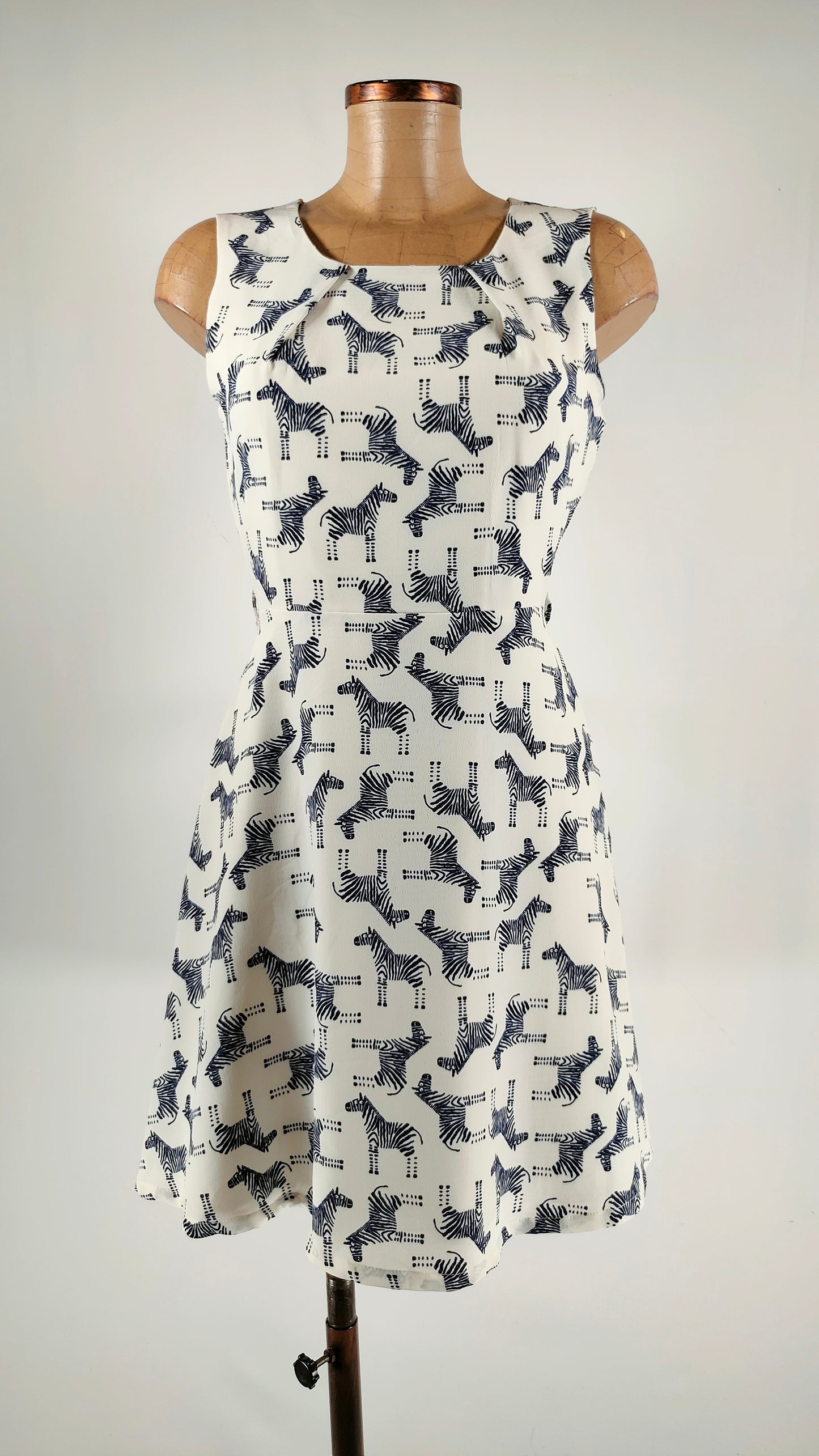 Vestido de zebras sixties