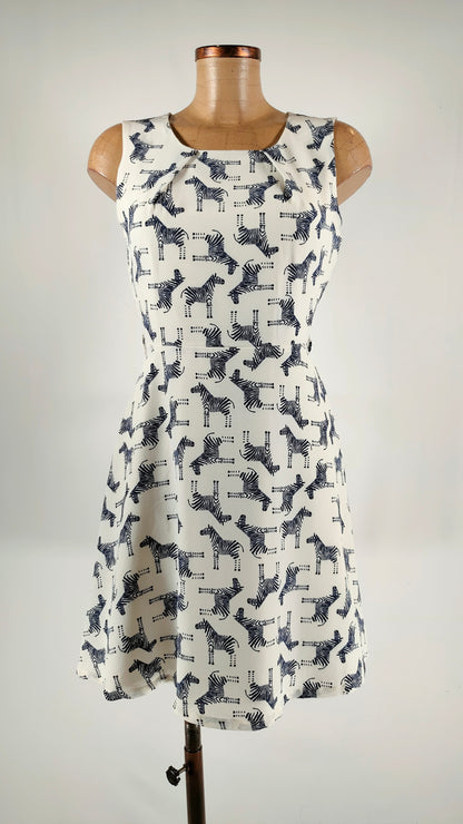 Vestido de zebras sixties
