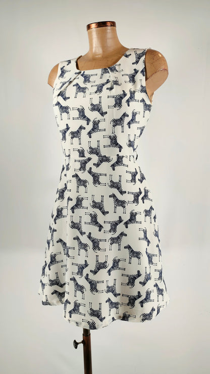 Vestido de zebras sixties