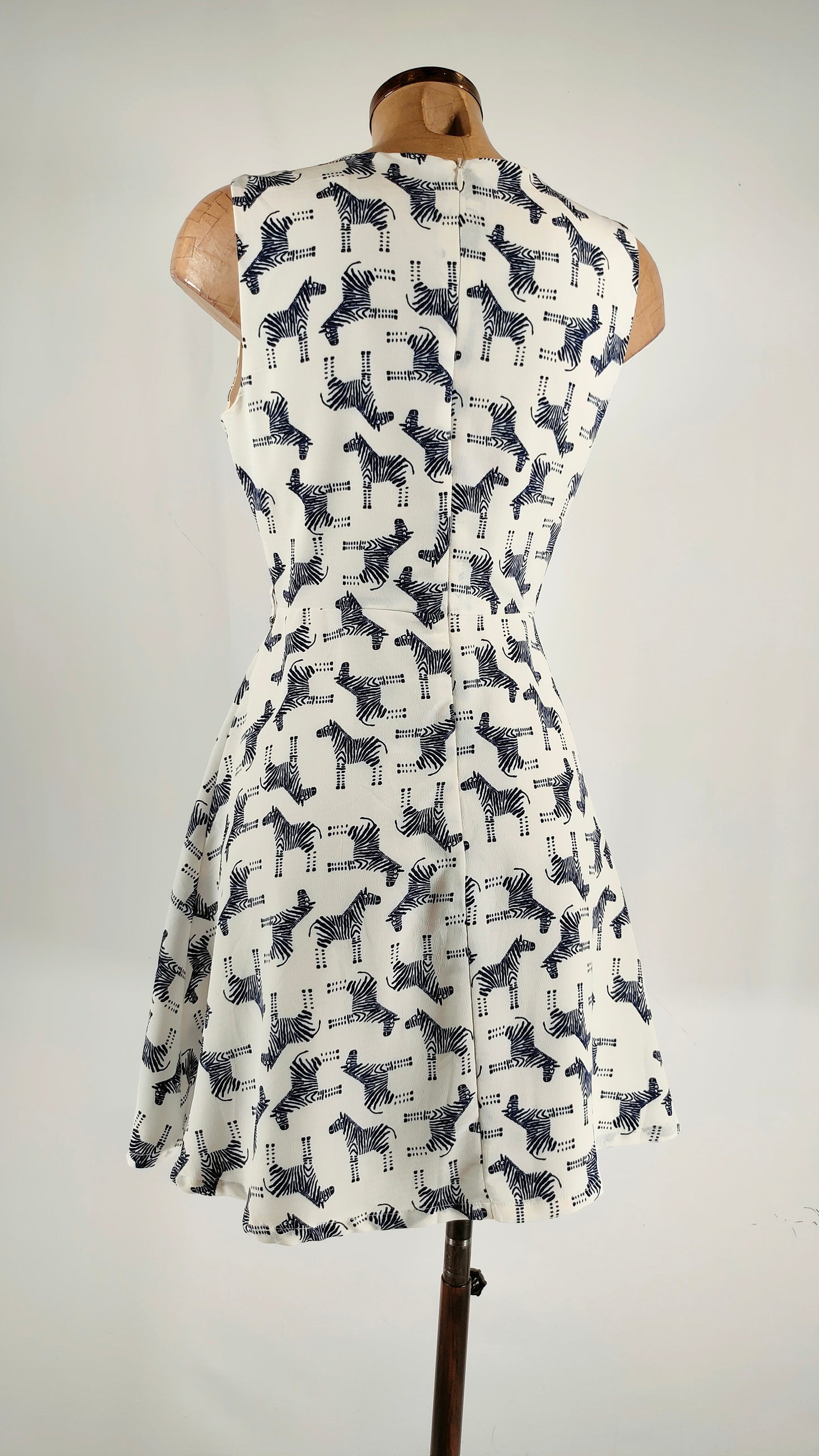 Vestido de zebras sixties