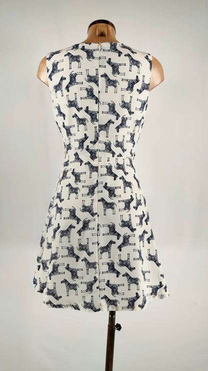 Vestido de zebras sixties