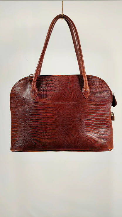 Bolso marrón de piel vintage JJ