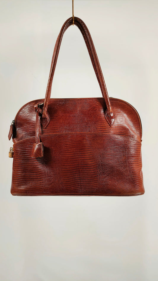 Bolso marrón de piel vintage JJ