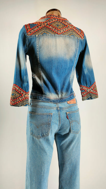 Cazadora tejana con apliques G-Star Raw