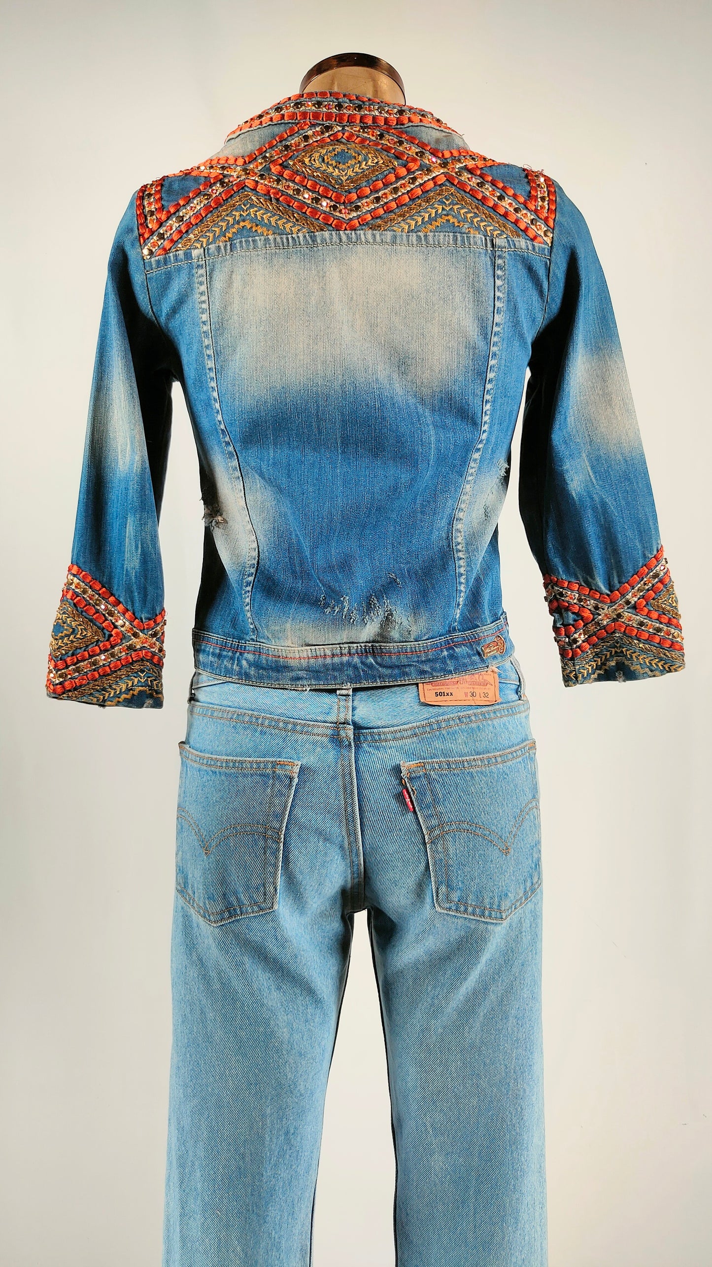 Cazadora tejana con apliques G-Star Raw
