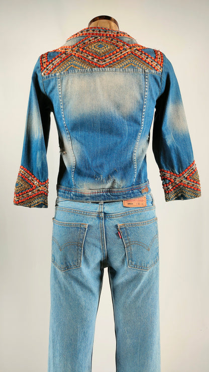 Cazadora tejana con apliques G-Star Raw