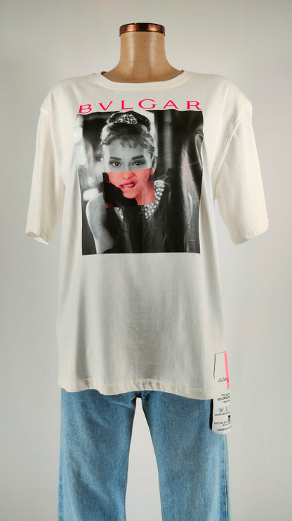 Camiseta blanca Julia de Luca Audrey