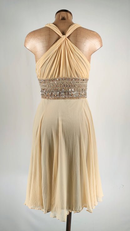 Vestido de fiesta con pedrería
