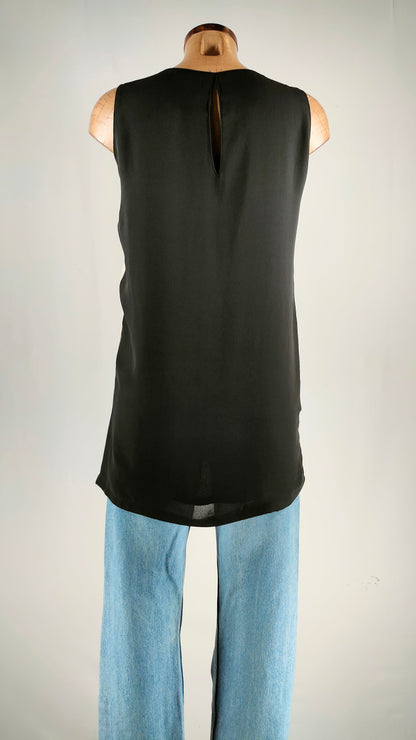 Blusa negra y blanca Zenia